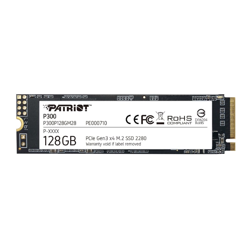 Patriot P300 M.2 PCIe NVMe SSD - 128GB