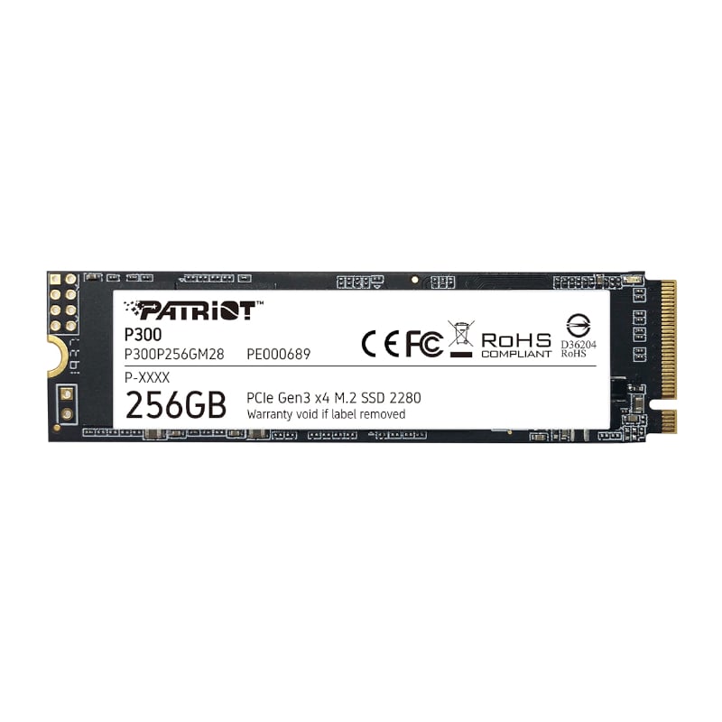 Patriot P300 M.2 PCIe NVMe SSD - 256GB