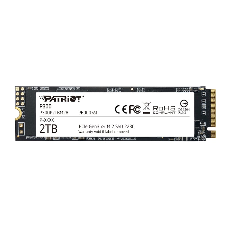 Patriot P300 M.2 PCIe NVMe SSD - 2TB