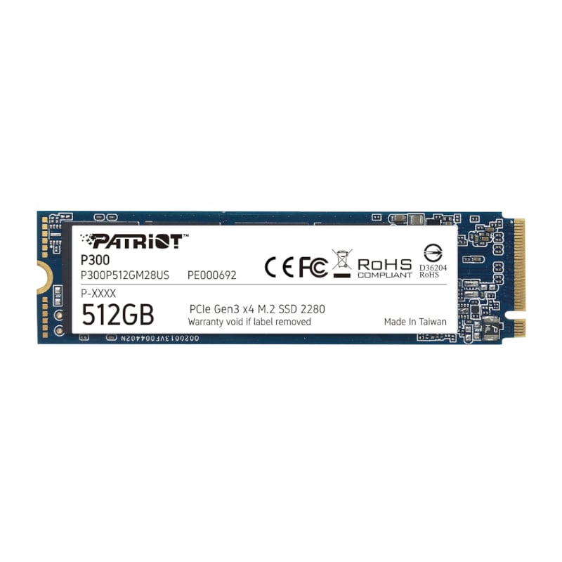 Patriot P300 M.2 PCIe NVMe SSD - 512GB