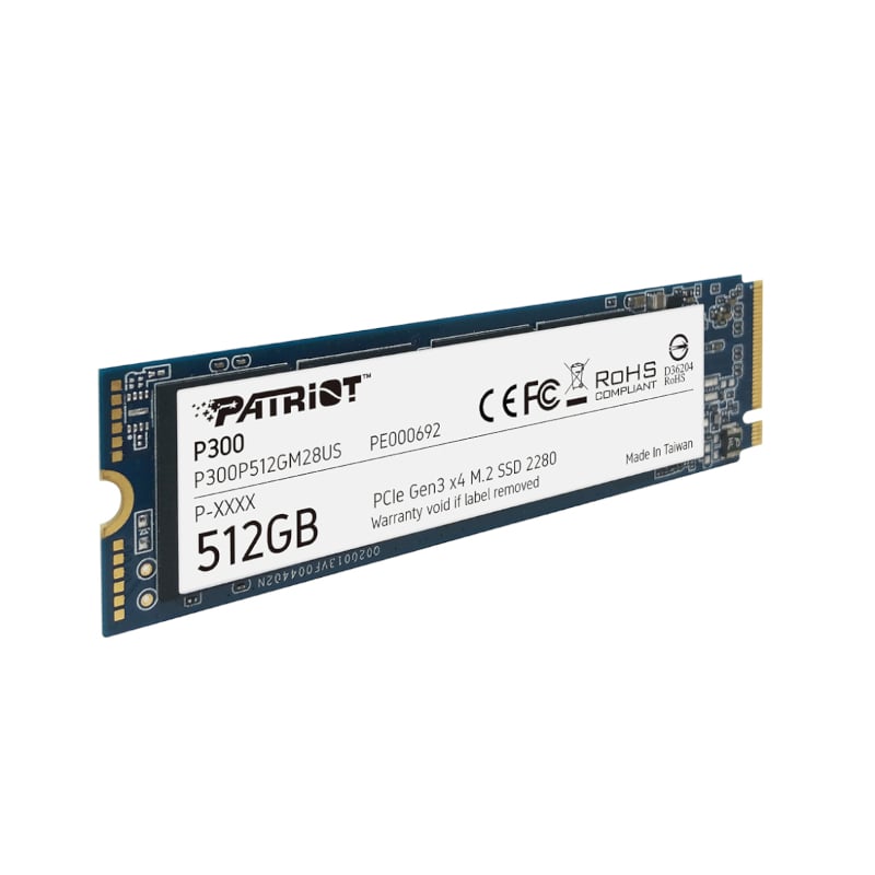 Patriot P300 M.2 PCIe NVMe SSD - 512GB