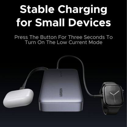 UGREEN 20000mAh 67W Nexode Power Bank with Built-in Cable