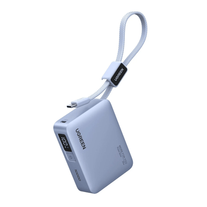 UGREEN Nexode 10000mAh 30W Power Bank with Built-in USB Type-C Cable