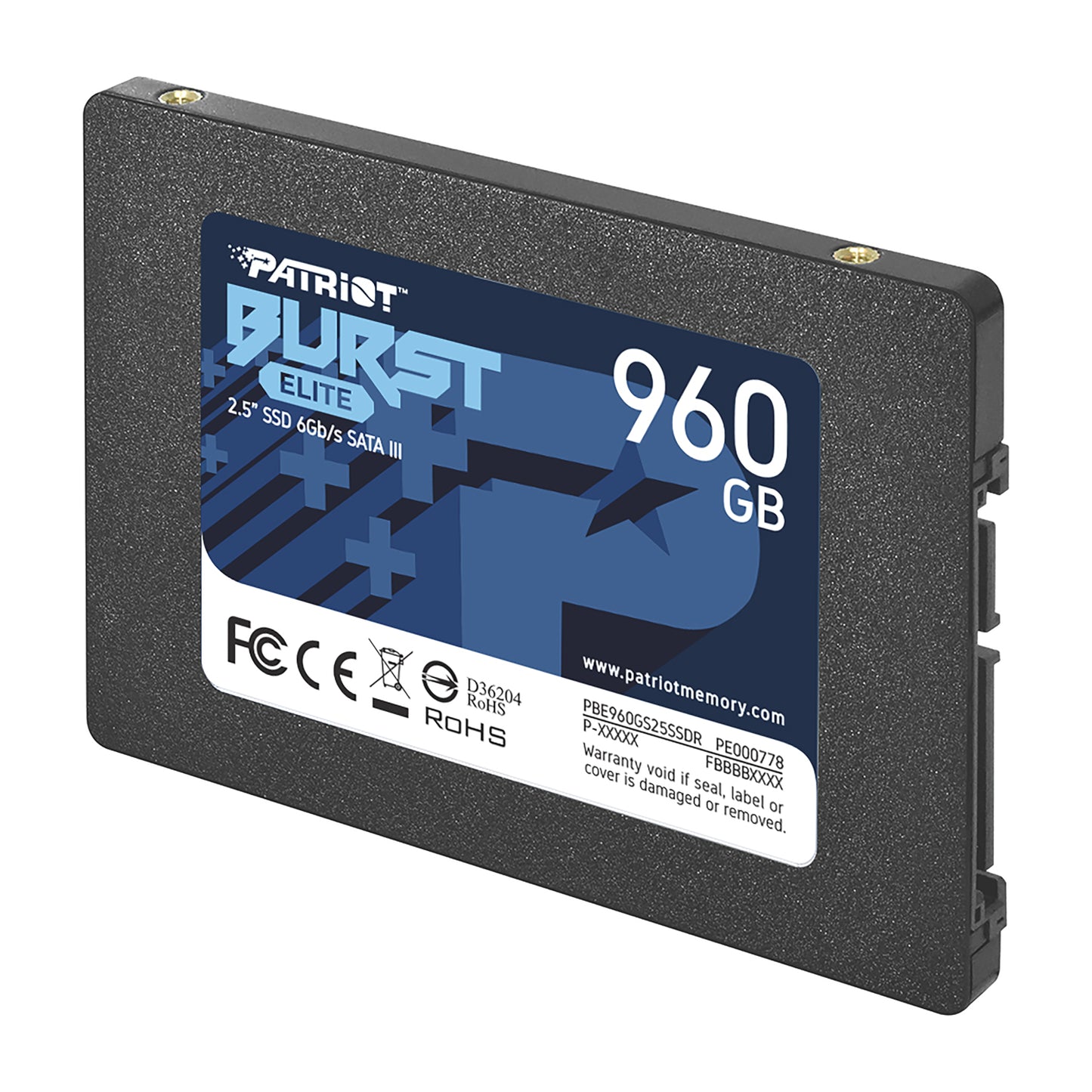 Patriot Burst Elite 960GB 2.5″ SATA III SSD