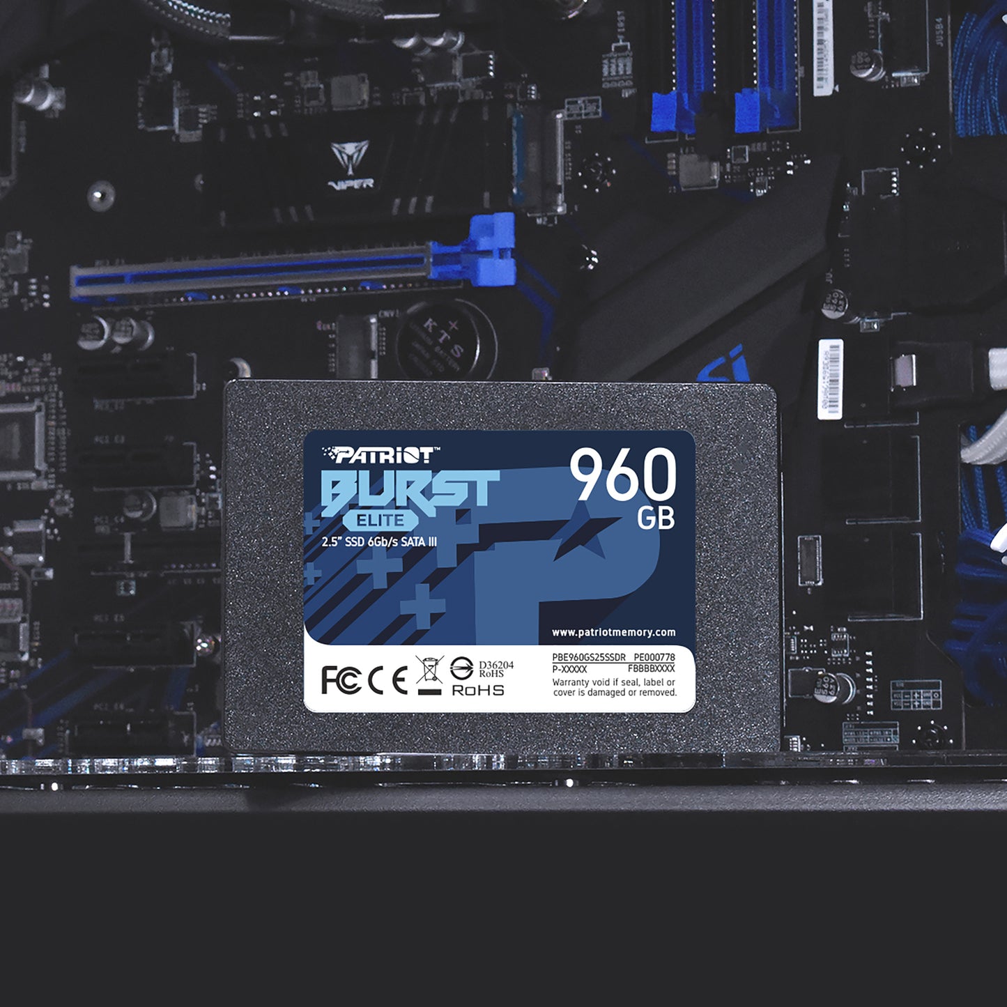 Patriot Burst Elite 960GB 2.5″ SATA III SSD