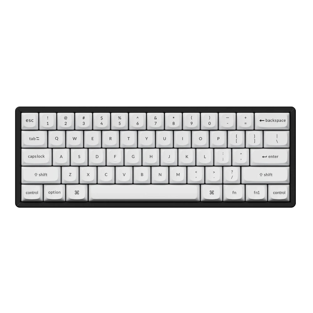 Keychron Double Shot PBT OSA Full Keycap Set – Black/White