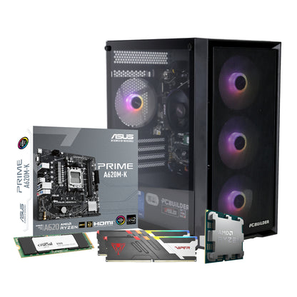 PCBuilder Ryzen 5 8600G WARDEN Windows 11 Gaming PC