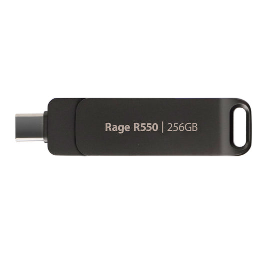 Patriot Rage R550 256GB USB3.2 Swing Type A to Type-C Flash Drive