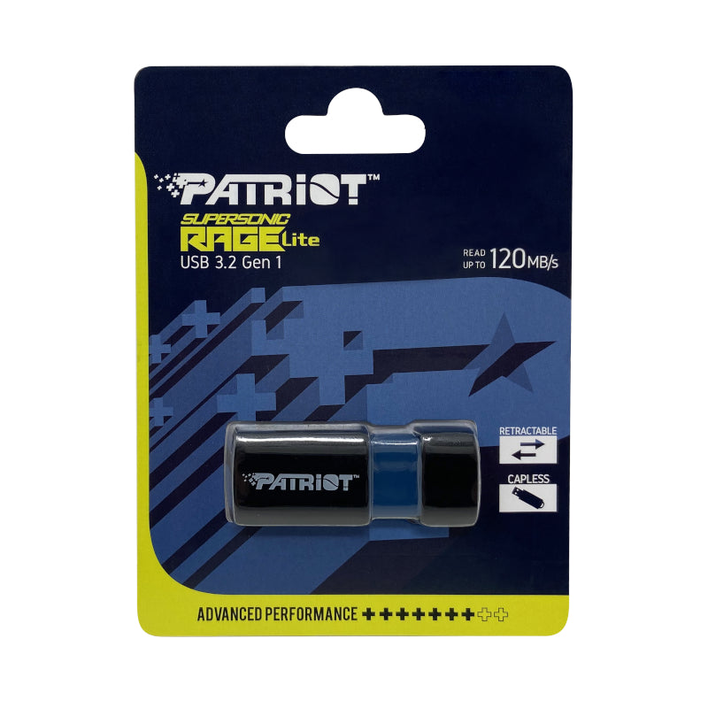 Patriot Rage Lite 1TB USB3.2 Flash Drive – Black