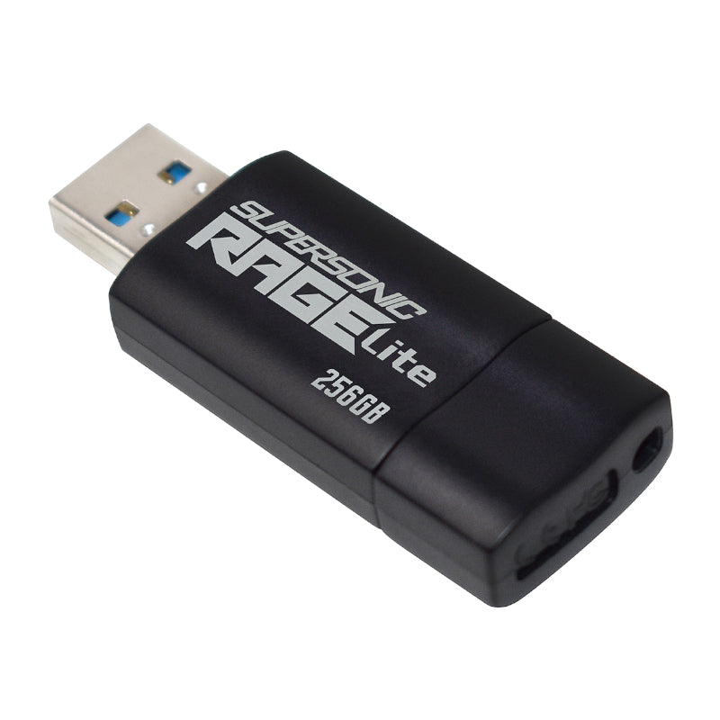 Patriot Rage Lite 256GB USB3.2 Flash Drive – Black