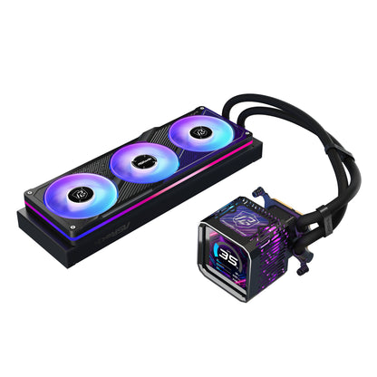 ASRock Phantom Gaming 360 LCD All-in-one Liquid CPU Cooler – Black