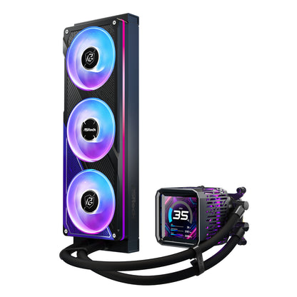 ASRock Phantom Gaming 360 LCD All-in-one Liquid CPU Cooler – Black