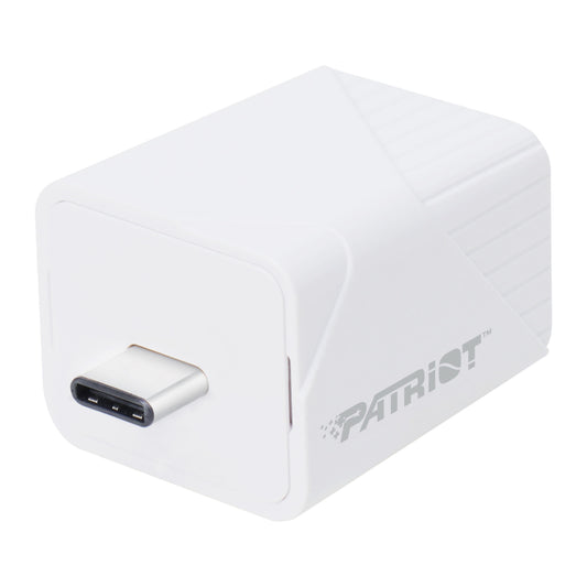 Patriot iLuxe Cube 128GB Type-C Smart Backup Solution – White