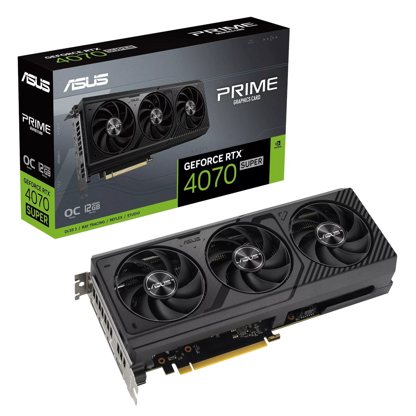 ASUS PRIME GeForce RTX 4070 SUPER OC 12GB Graphics Card