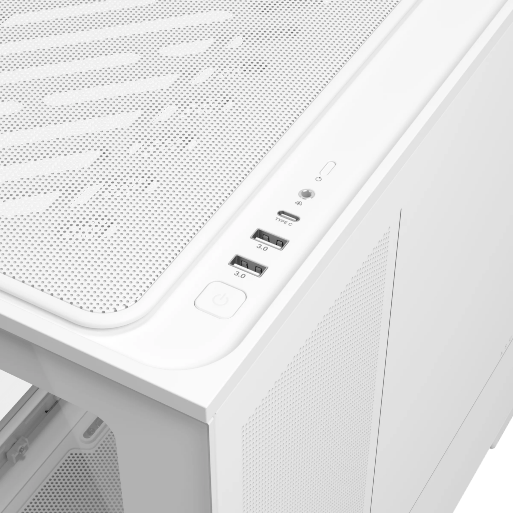 ASUS Prime AP202 ARGB mATX White Chassis