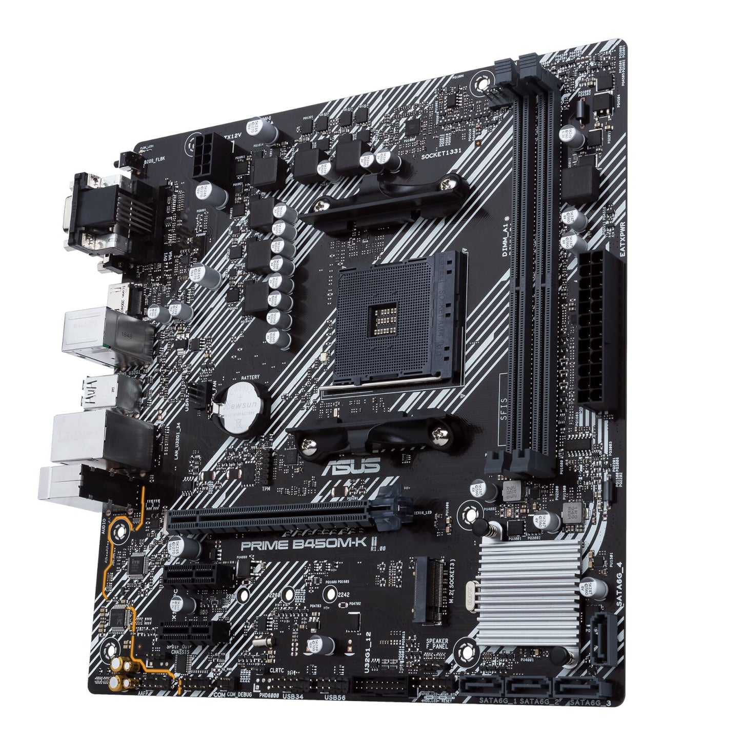 ASUS PRIME B450M-K II mATX Motherboard