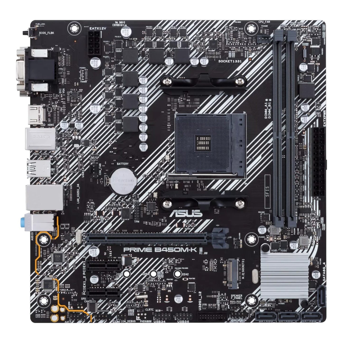 ASUS PRIME B450M-K II mATX Motherboard