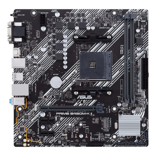 ASUS PRIME B450M-K II mATX Motherboard