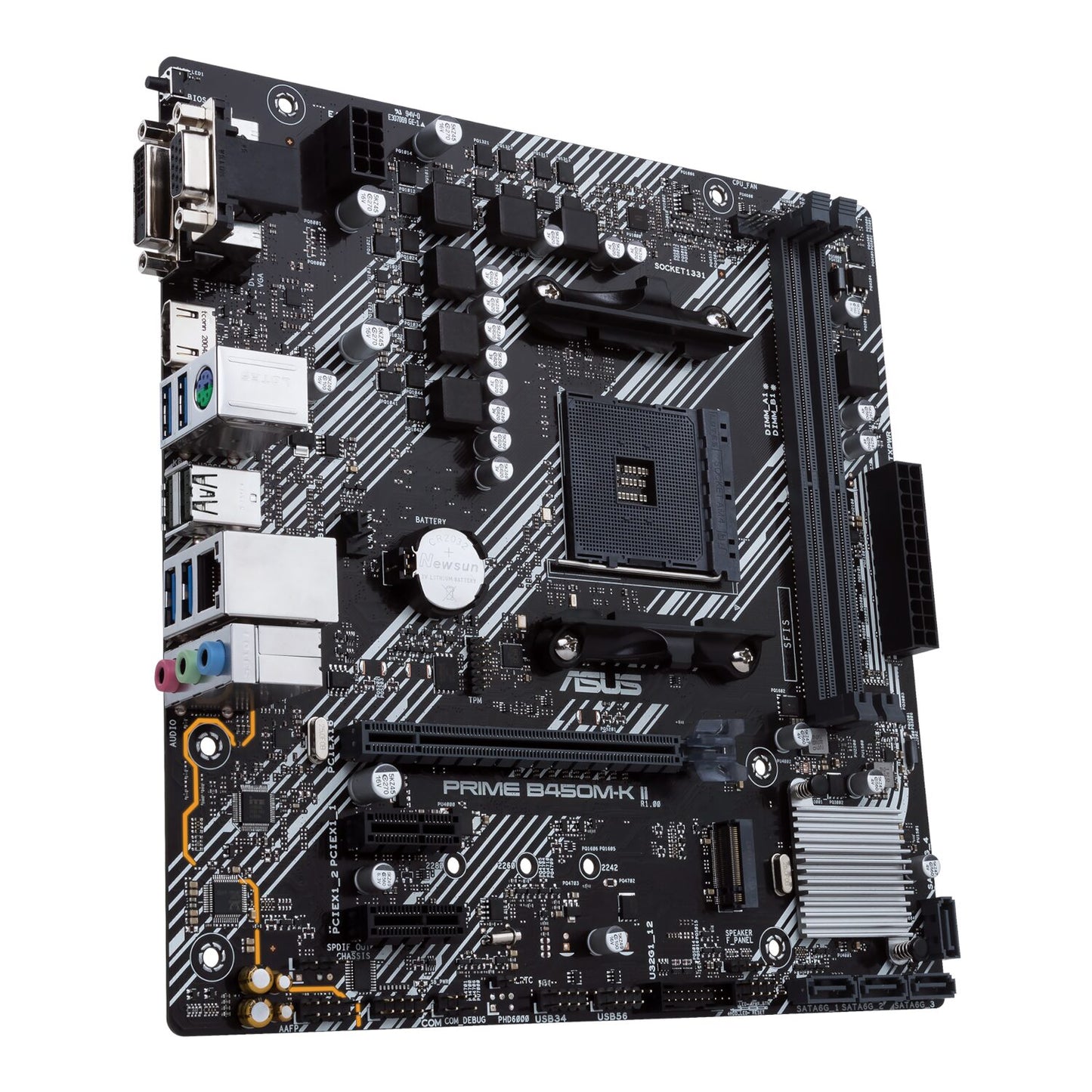 ASUS PRIME B450M-K II mATX Motherboard