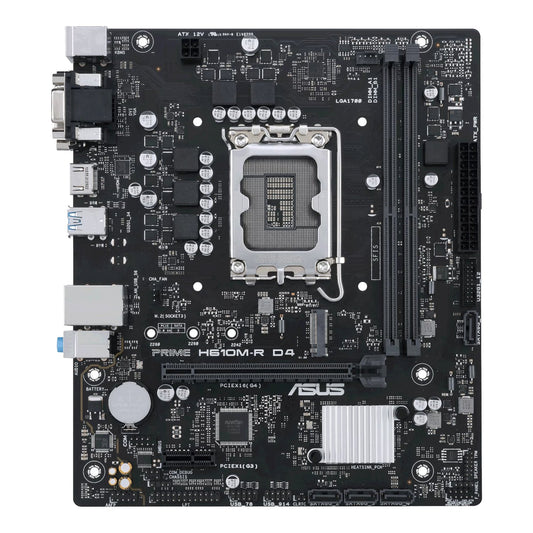 ASUS PRIME H610M-R D4 LGA 1700 M-ATX Gaming Motherboard
