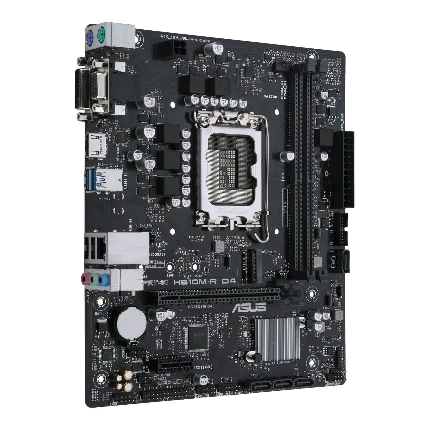 ASUS PRIME H610M-R D4 LGA 1700 M-ATX Gaming Motherboard