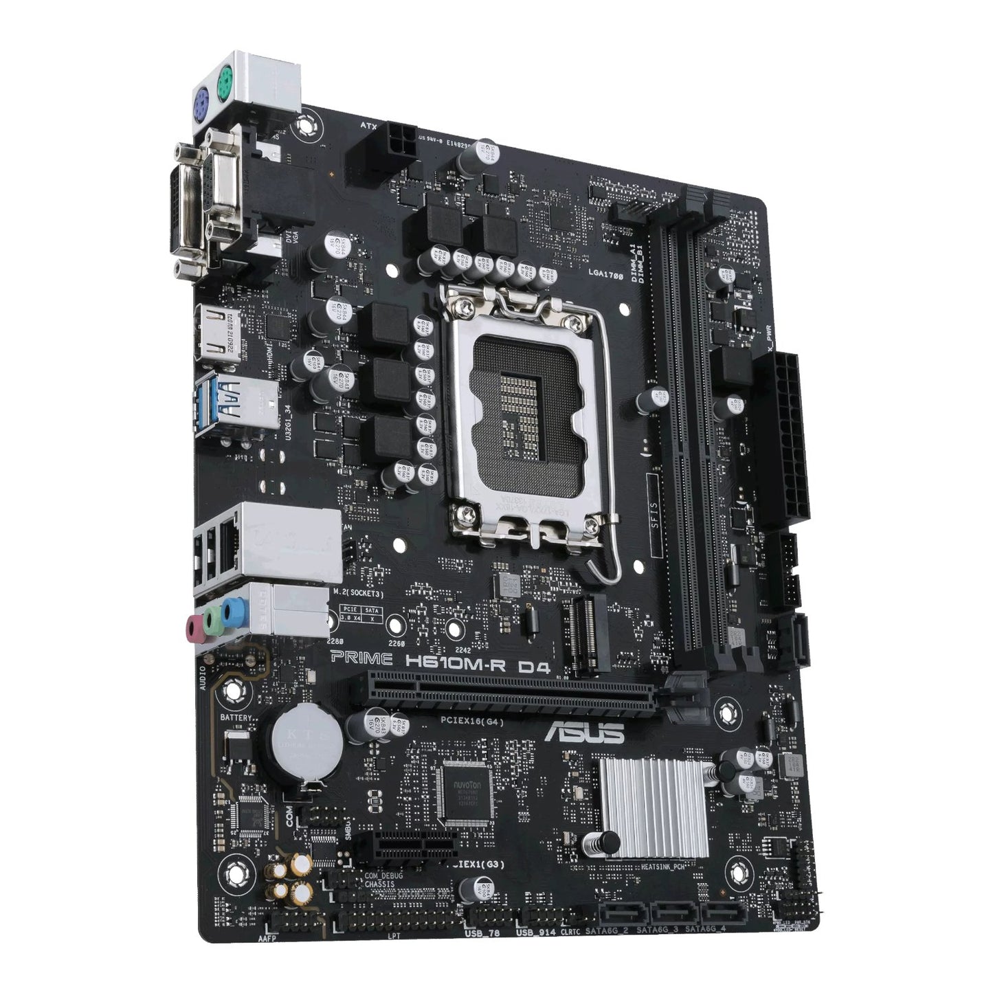 ASUS PRIME H610M-R D4 LGA 1700 M-ATX Gaming Motherboard