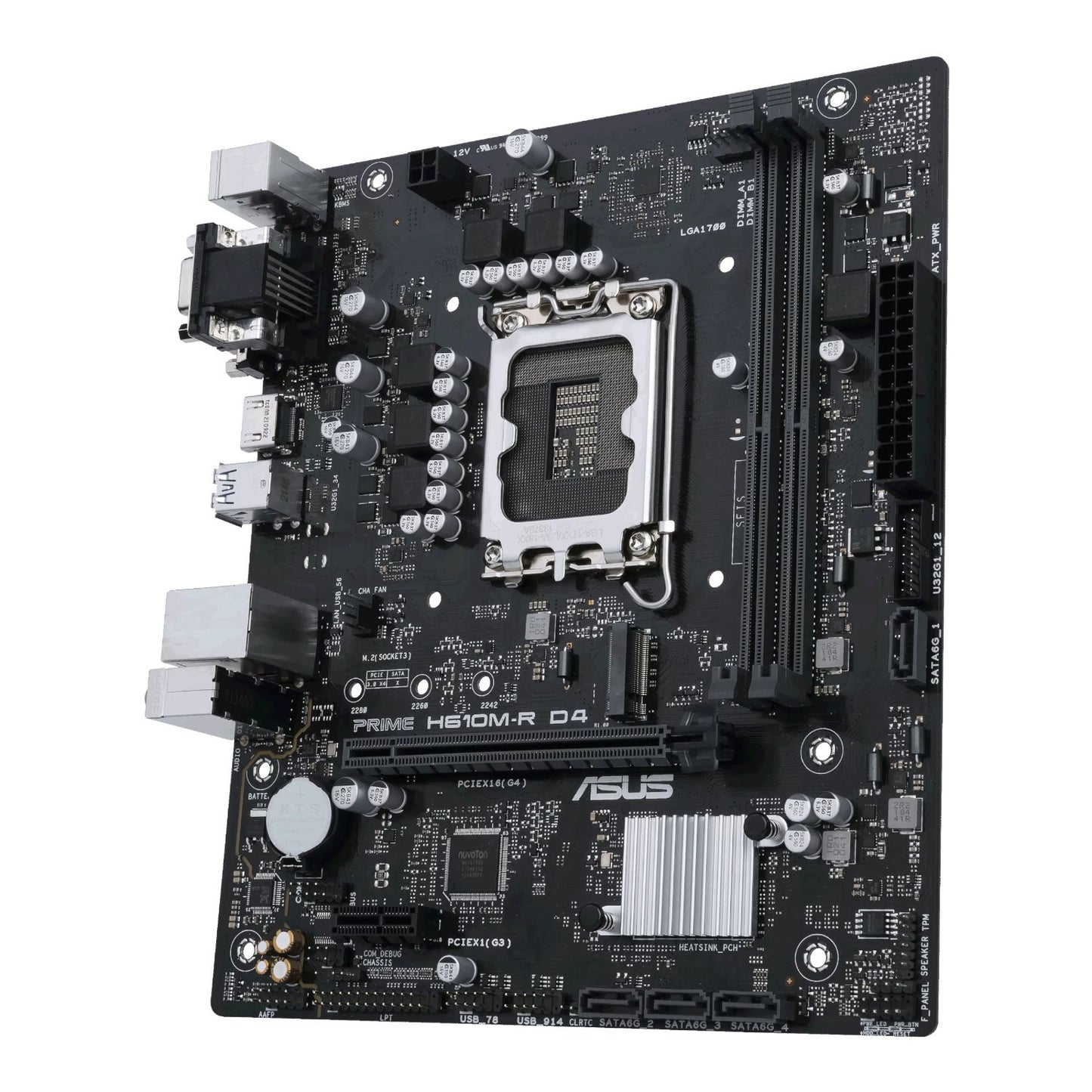 ASUS PRIME H610M-R D4 LGA 1700 M-ATX Gaming Motherboard