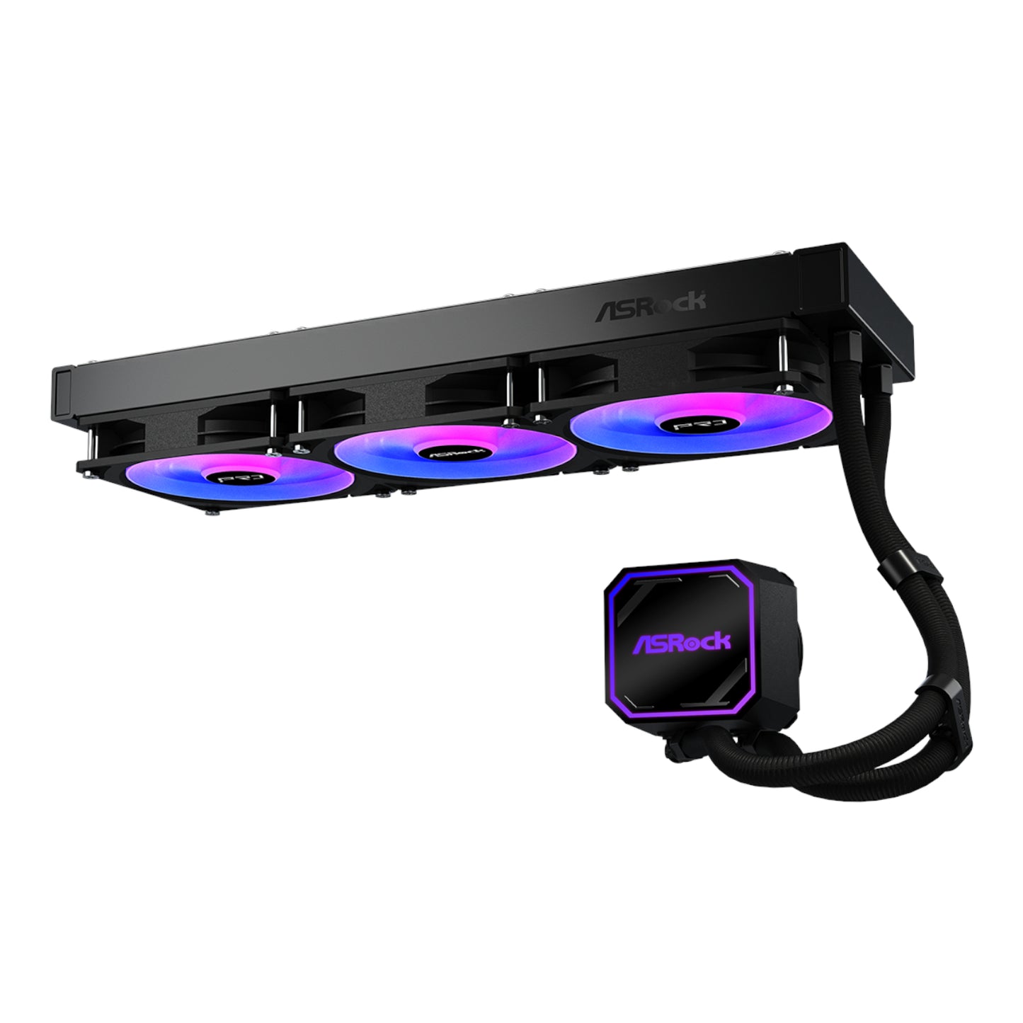 ASRock PRO 360 ARGB All-in-one Liquid CPU Cooler – Black