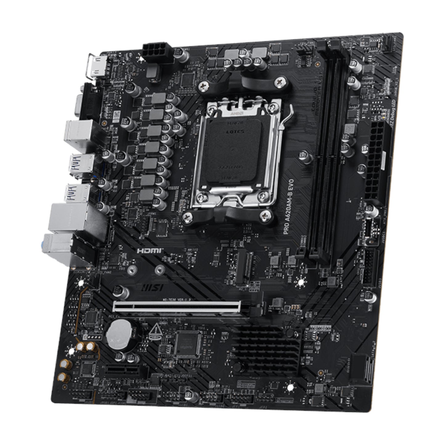 MSI PRO A620AM-B EVO AM5 M-ATX Motherboard