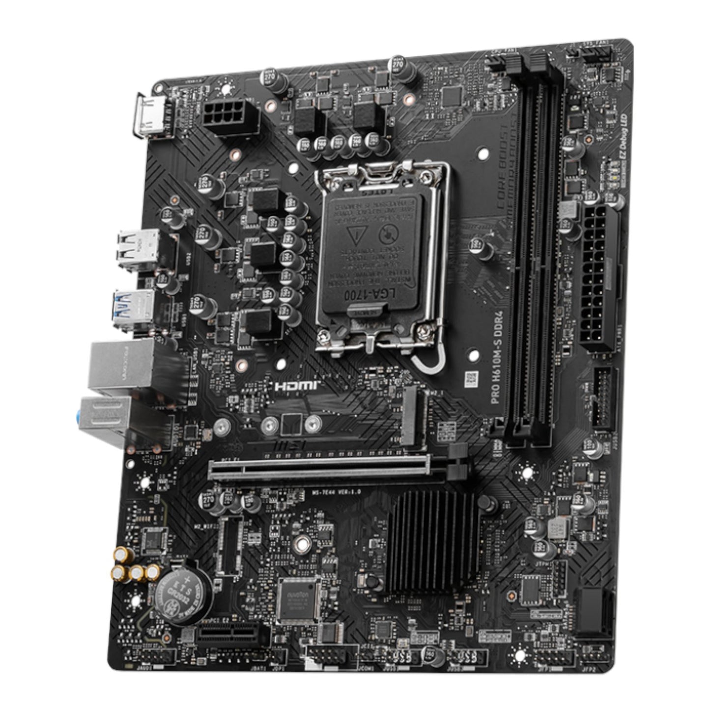 MSI H610M-S PRO LGA1700 M-ATX DDR4 Motherboard