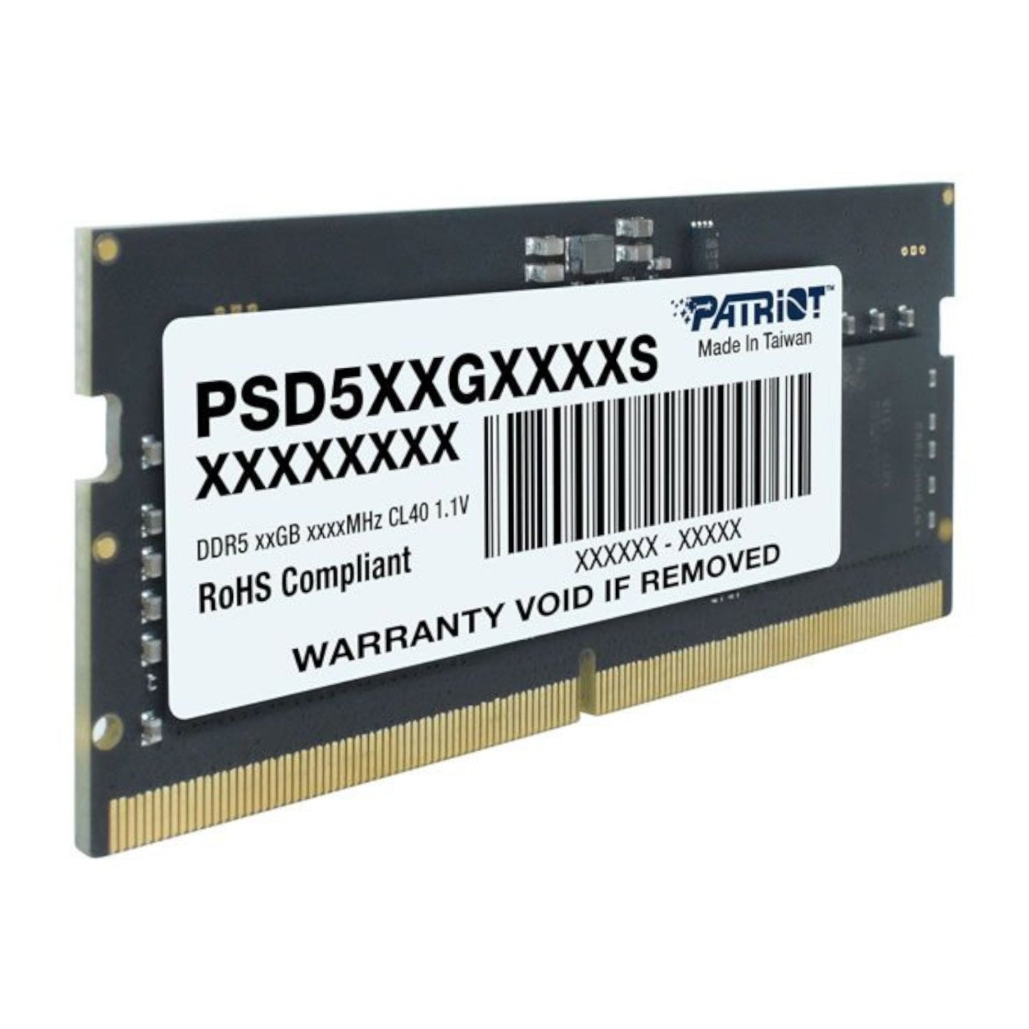 Patriot Signature Line DDR5 Notebook Memory - 8GB, 5600MHz