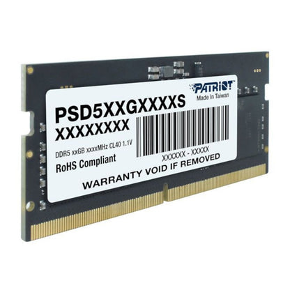 Patriot Signature Line DDR5 Notebook Memory - 8GB, 5600MHz