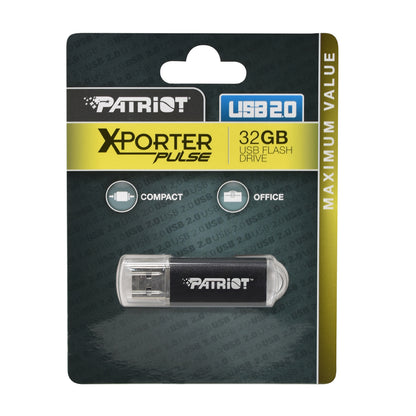 Patriot Xporter 32GB USB2.0 Flash Drive – Black