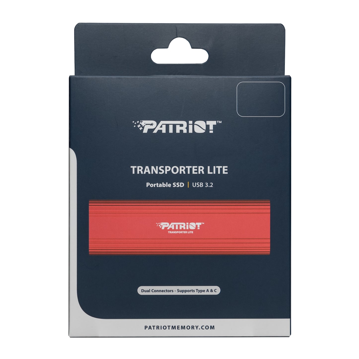 Patriot Transporter Lite 1TB USB3.2 Type-C External Portable SSD – Red