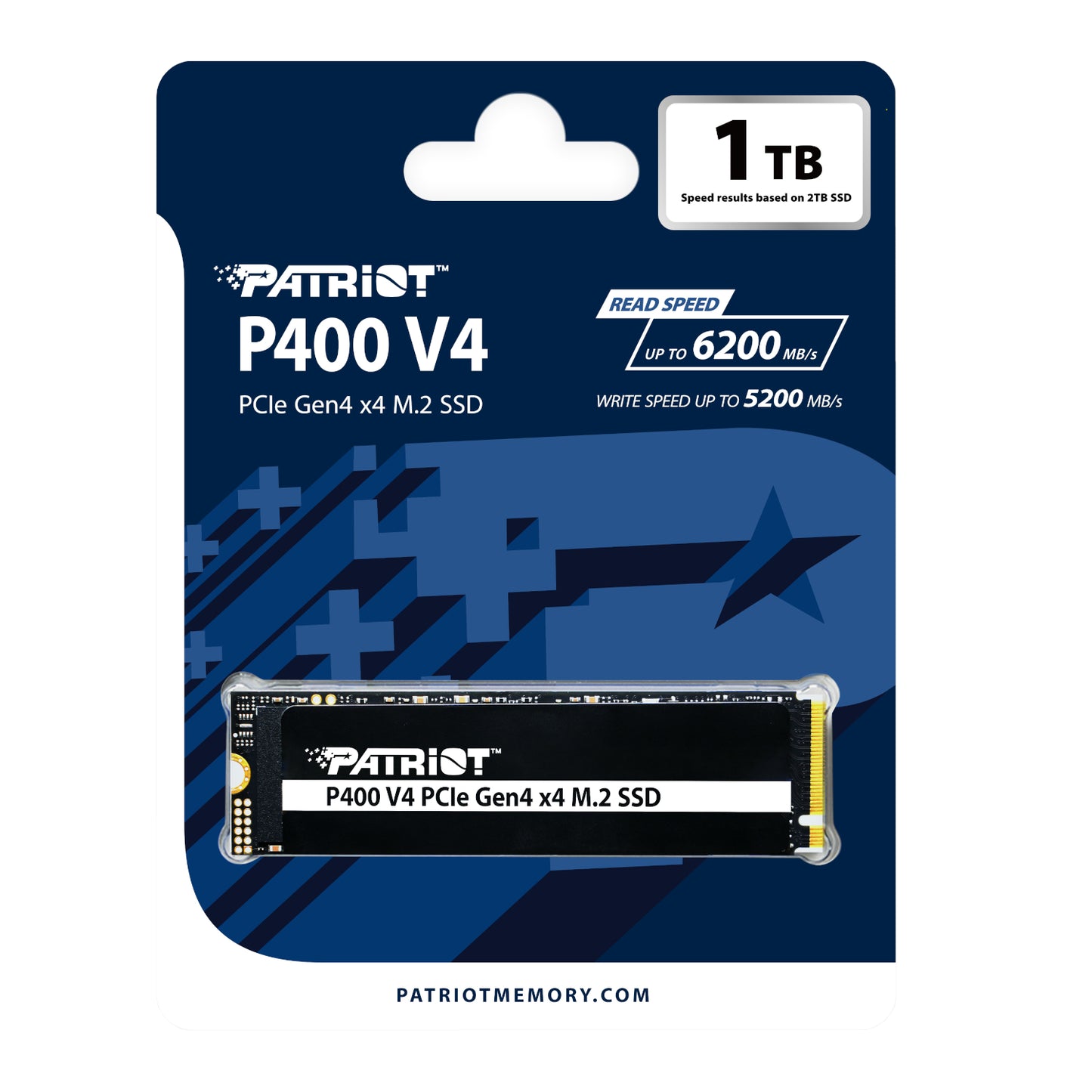 Patriot P400 V4 PCIe Gen4 x4 M.2 NVMe SSD - 1TB