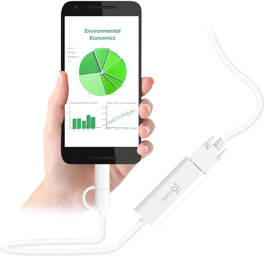 J5create Android USB to VGA Display Adapter - JUA161C