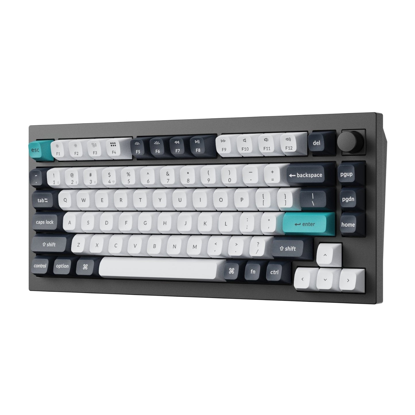 Keychron Q1 Max QMK/VIA RGB Wireless Mechanical Keyboard - Gateron BANANA Switches