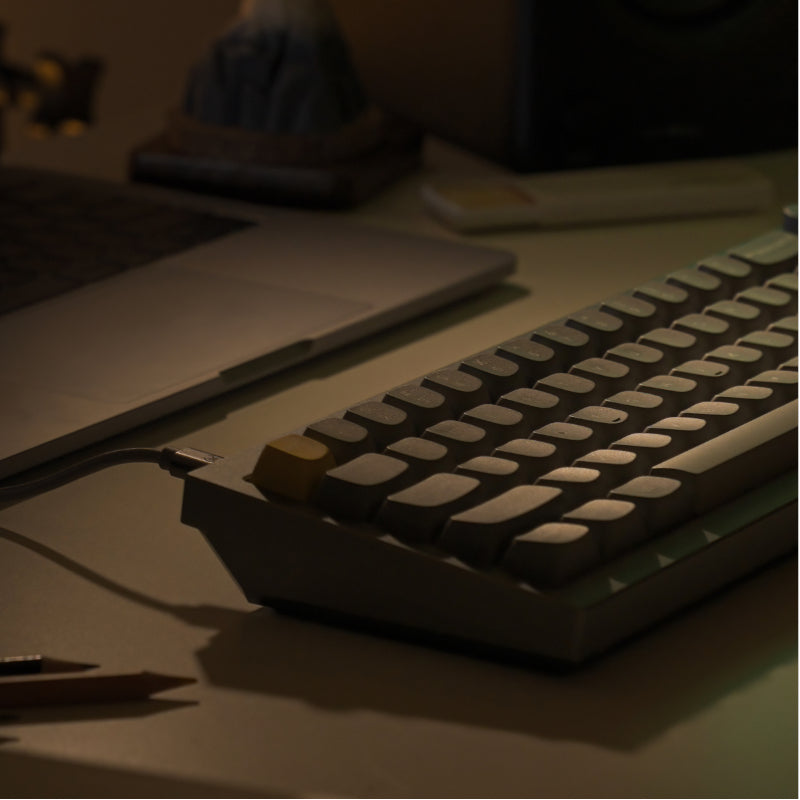 Keychron Q2 65% Red G Pro Switches Aluminium RGB Wired Keyboard – Grey