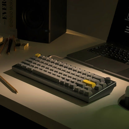 Keychron Q2 65% Red G Pro Switches Aluminium RGB Wired Keyboard – Grey