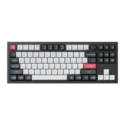 Keychron Q3 HE QMK Wireless 80% Mechanical Keyboard – Carbon Black, Nebula Switch