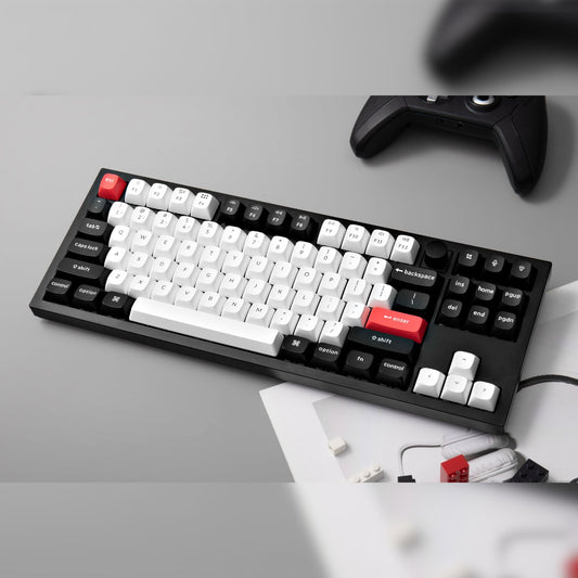Keychron Q3 HE QMK Wireless 80% Mechanical Keyboard – Carbon Black, Nebula Switch