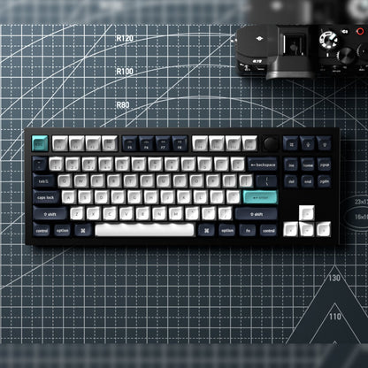 Keychron Q3 Max QMK/VIA Wireless 80% Mechanical Keyboard – Carbon Black, Banana Switch