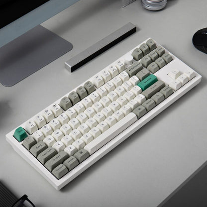 Keychron Q3 Max 80% Full Assembled Knob Red Switch Hot-Swap Gateron Jupiter RGB Wireless Keyboard – Shell White