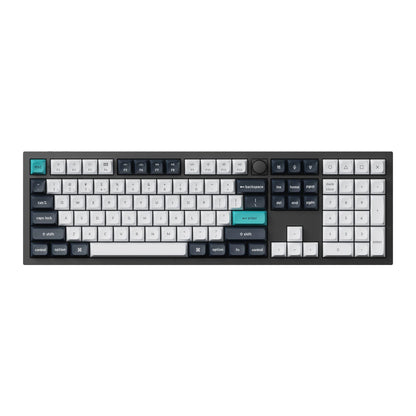 Keychron Q6 Max 100% Full Assembled Knob Red Switch Hot-Swap Gateron Jupiter RGB Wireless Keyboard – Black