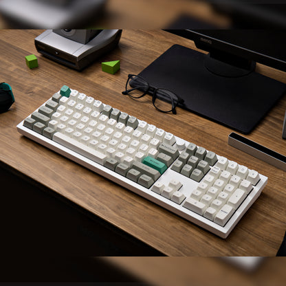 Keychron Q6 Max QMK/VIA Wireless Custom Mechanical Keyboard KSA Gateron Red Jupiter Switches – Shell White