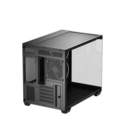 Deepcool CG330 3F Panoramic Dual-Chamber Micro-ATX Gaming Chassis – Black