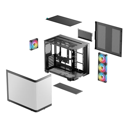 DeepCool CG530U 4F ATX Gaming Chassis – Black