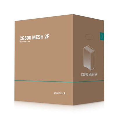 DeepCool CG590 Mesh 2F ATX ARGB Gaming Chassis – Black