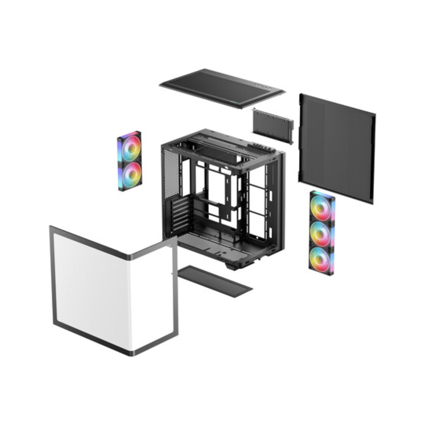 DeepCool CG590U 5F ATX ARGB Gaming Chassis – Black