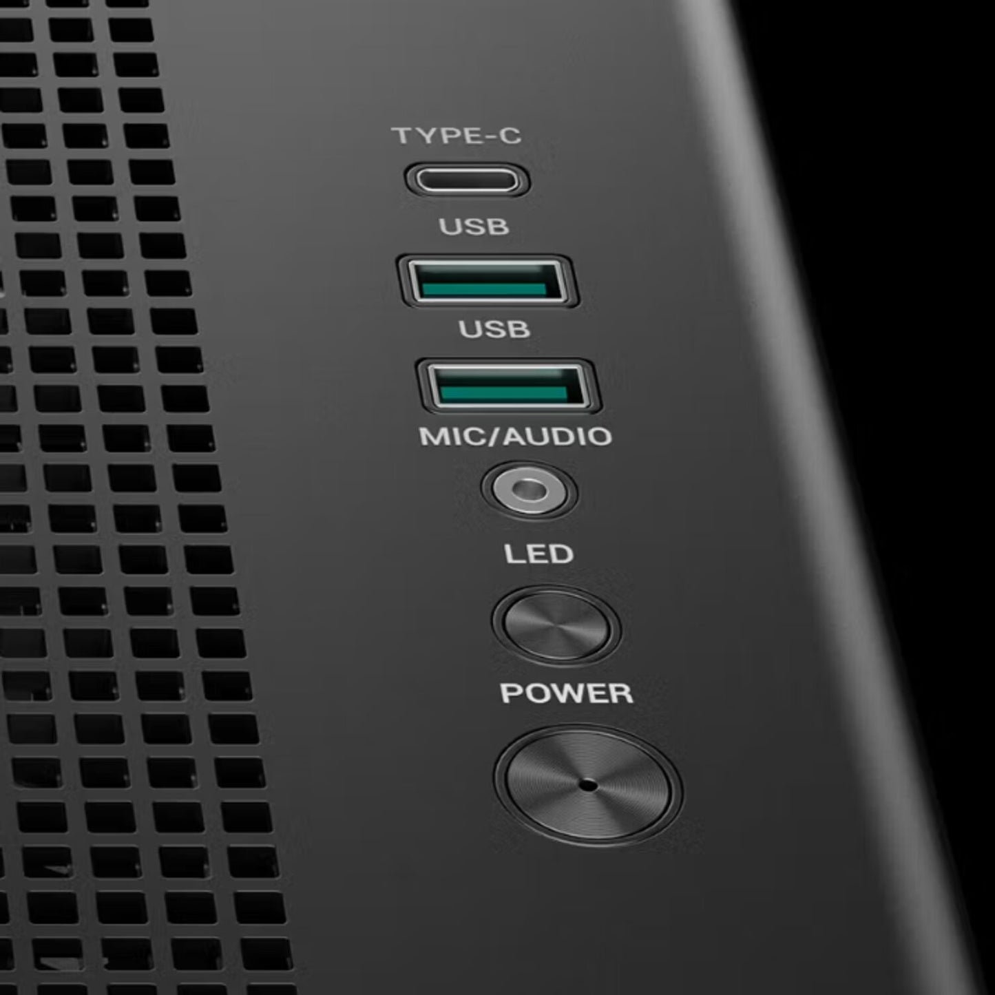 DeepCool CG590U 5F ATX ARGB Gaming Chassis – Black